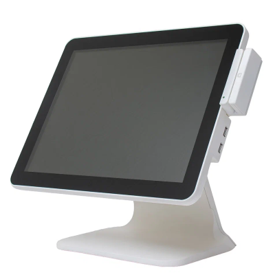 Сенсорный моноблок POSCenter POS100 (15", PCAP, J3455, RAM 4Gb, SSD 64 Gb, MSR) БЕЛЫЙ, без ОС